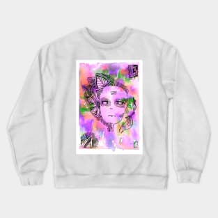 Chill alien Crewneck Sweatshirt